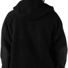 Giacche Dickies pile uomo Central High Hooded Black-1