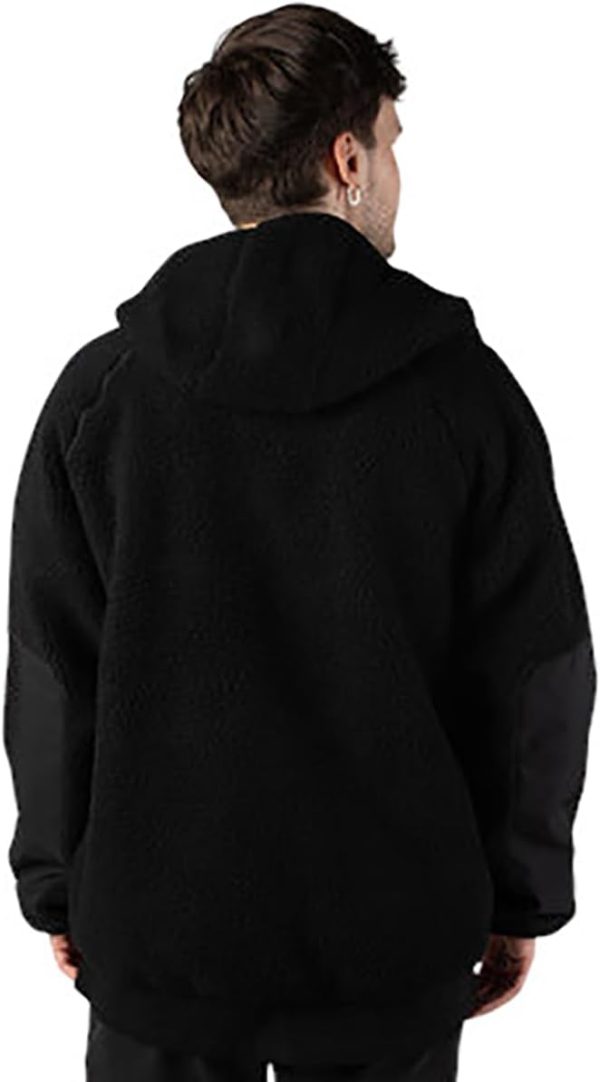 Giacche Dickies pile uomo Central High Hooded Black-1