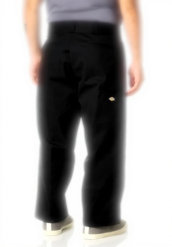 Dickies Hose Double Knee Work Pantaloni Uomo Nero Rinforzati