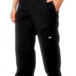 Dickies Hose Double Knee Work Pantaloni Uomo Nero Rinforzati
