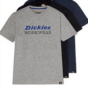 Dickies T-Shirt Uomo Pacco 3 Cotone Multicolore Comfort