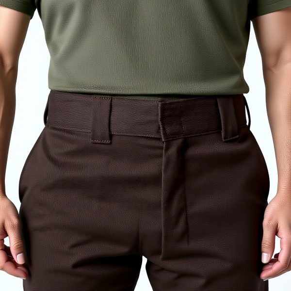 Dickies Pantaloni Uomo Marrone Scuro Tessuto Flex Lavoro