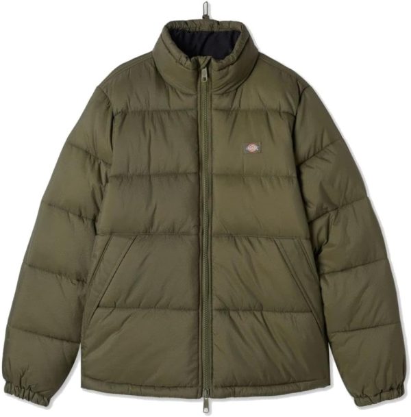 Giacca Dickies Piumino Waldenburg Uomo Verde Sintetico-2
