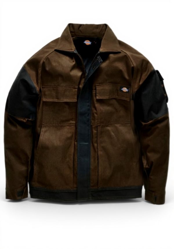 Giacca Dickies WD4910 BNB Uomo Marrone Nero Cotone