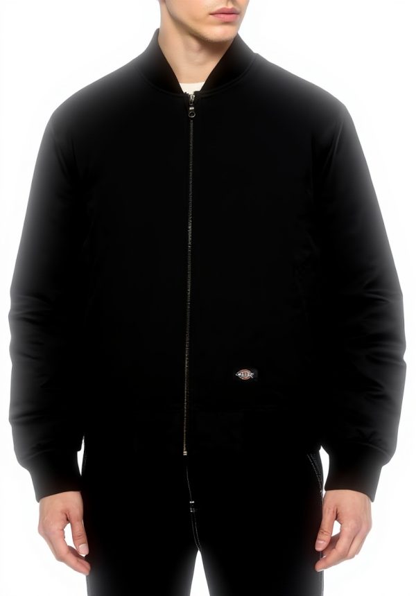 Giacche bomber Dickies uomo poliestere nero manica lunga