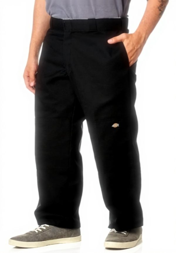 Dickies Pantaloni da Lavoro Uomo Ginocchia Rinforzate Nero