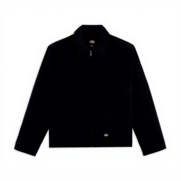 Dickies Eisenhower Puffer Giacca Uomo Nero Imbottita Termica