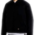 Dickies Eisenhower Puffer Giacca Uomo Nero Imbottita Termica