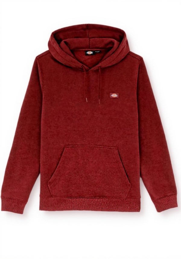Felpa con cappuccio Dickies Uomo Bordeaux comoda e
