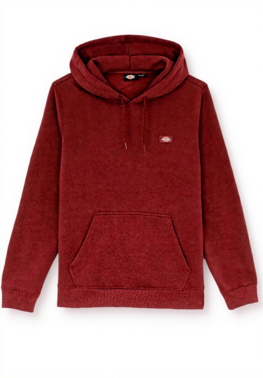 Felpa con cappuccio Dickies indossata in un contesto urbano