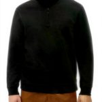 Felpa Dickies Quarter Zip Nero Uomo Materiale Cotone