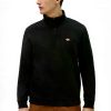 Felpa Dickies Quarter Zip Nero Uomo Materiale Cotone