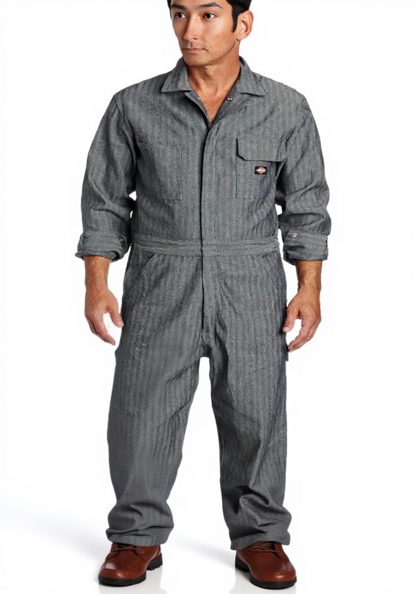 Dickies Fisher Striped Coverall Tuta Uomo Cotone Maniche
