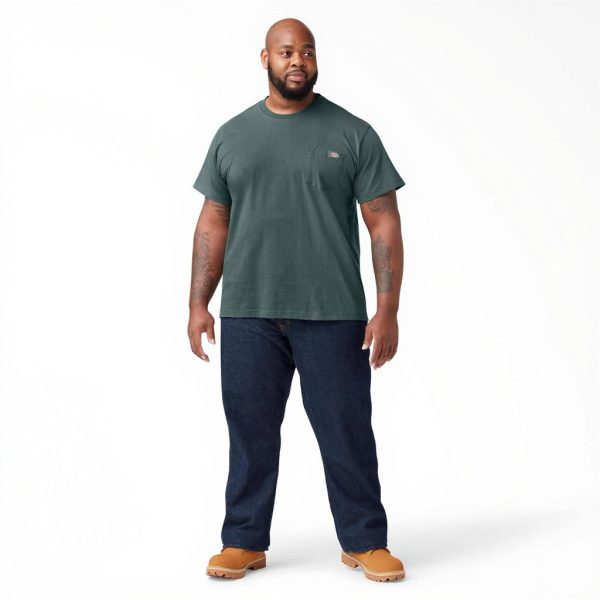 Maglietta Uomo Dickies Heavyweight Cotone Tasca Big-Tall