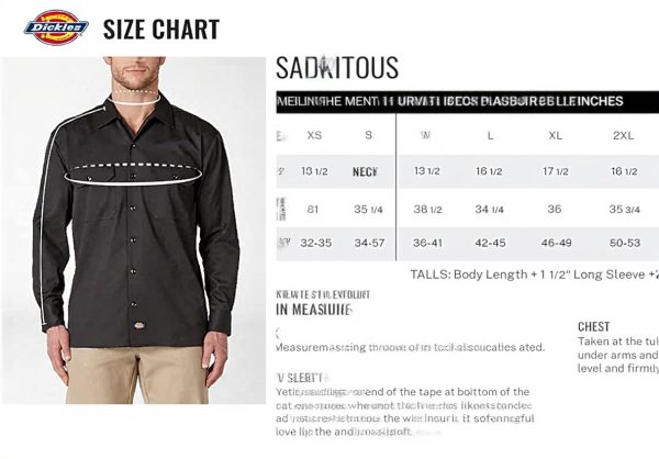 Maglietta Uomo Dickies Heavyweight Cotone Tasca Big-Tall