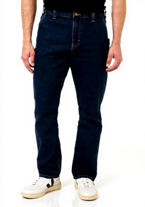 Dickies Jeans Uomo Denim Flex Carpenter Pantaloni Lavoro