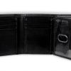 Portafoglio Uomo Dickies Pelle Extra Capacità Trifold Nero