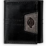 Portafoglio Uomo Dickies Pelle Extra Capacità Trifold Nero