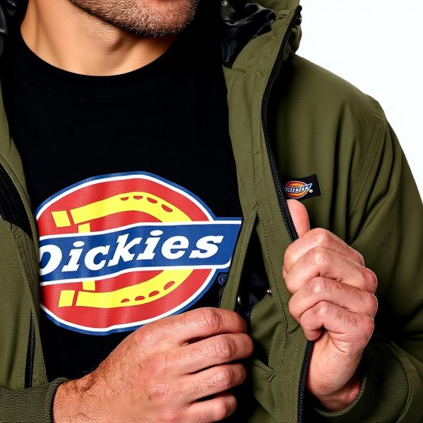 Giacca Dickies Uomo Verde Militare Foderata S