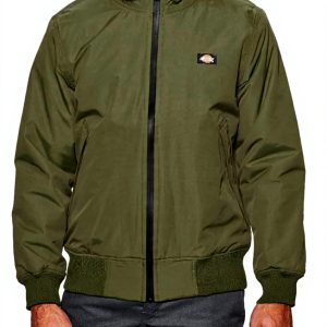 Giacca Dickies Uomo Verde Militare Foderata S