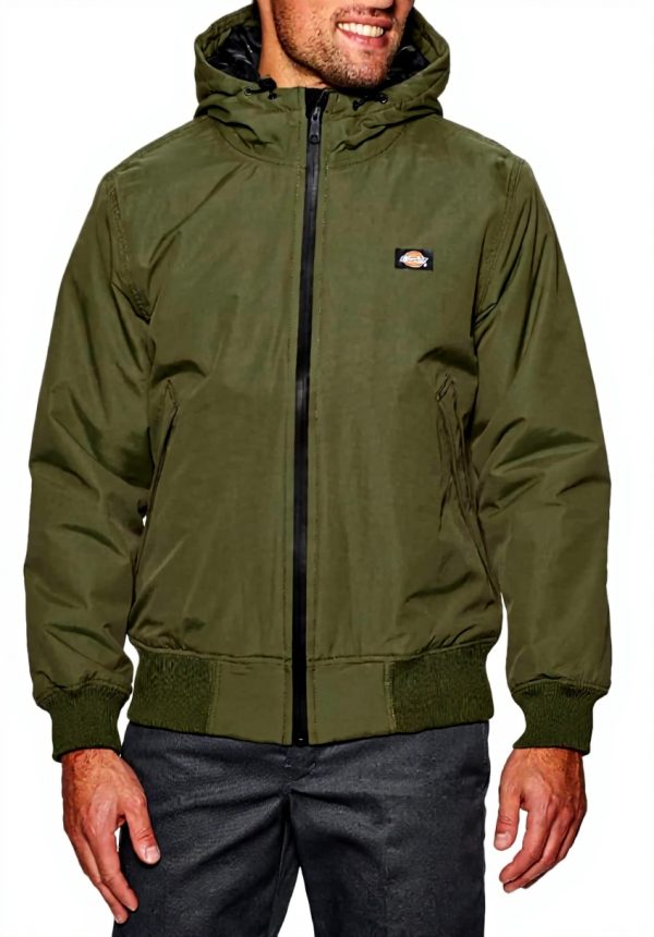 Giacca Dickies Uomo Verde Militare Foderata S