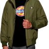 Giacca Dickies Uomo Verde Militare Foderata S