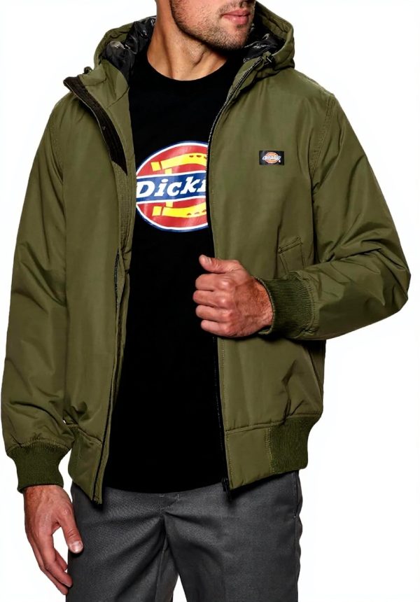 Giacca Dickies Uomo Verde Militare Foderata S