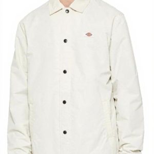 Dickies OAKPORT COACH W F901 giacca similpelle uomo beige
