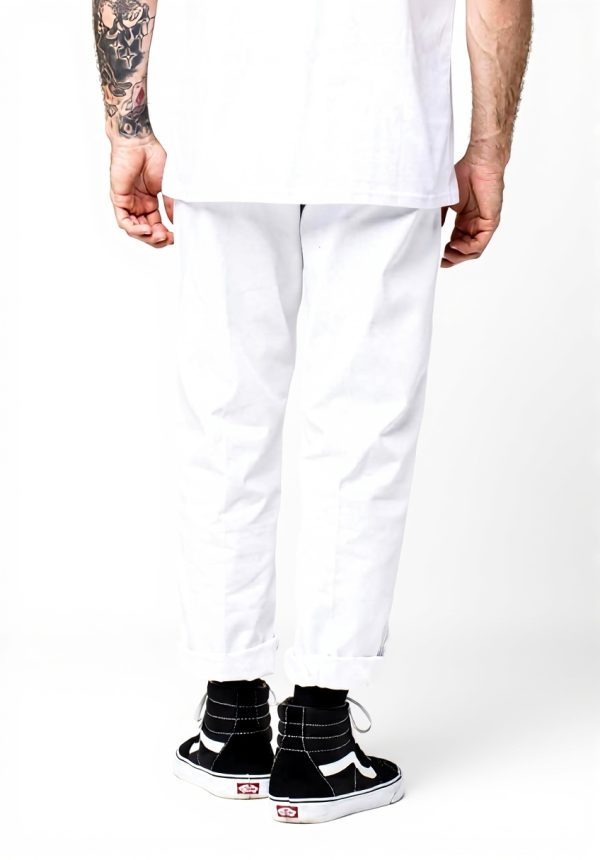 Dickies 874 Pantaloni Uomo Lavoro Twill Bianco 31W/32L