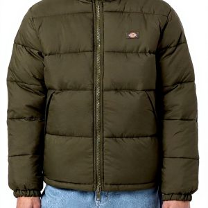 Giacca Dickies Piumino Waldenburg Uomo Verde Sintetico