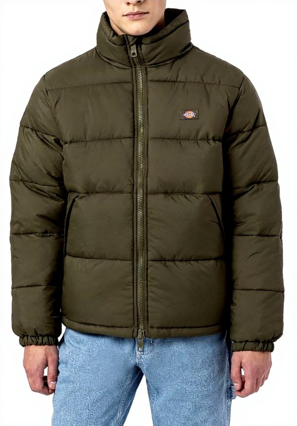 Giacca Dickies Piumino Waldenburg Uomo Verde Sintetico