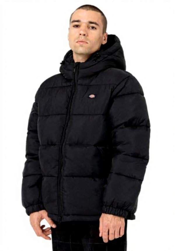 Giacche Dickies Uomo Nero Sintetico Cappuccio Waldenburg
