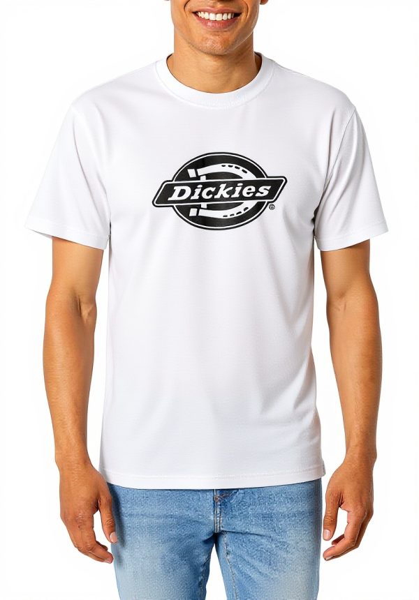T-shirt Dickies Uomo Heavyweight Logo Manica Corta Grigio