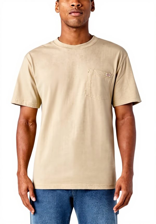 T-shirt Dickies Uomo Maniche Corte Desert Sand Heather XXL