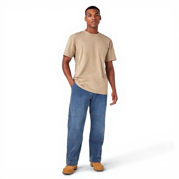 T-shirt Dickies Uomo Maniche Corte Desert Sand Heather XXL