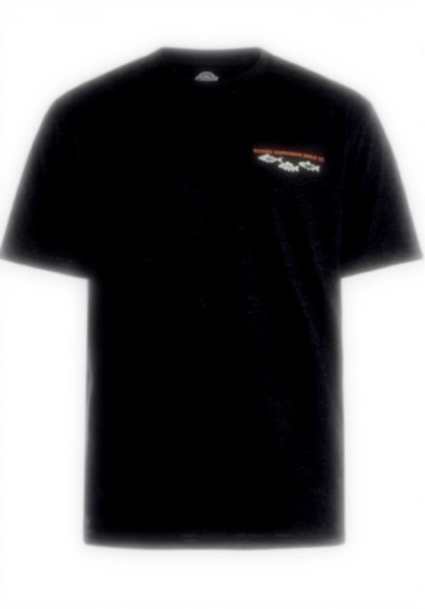 Maglietta Dickies Uomo Laryville Grafica Posteriore Nero