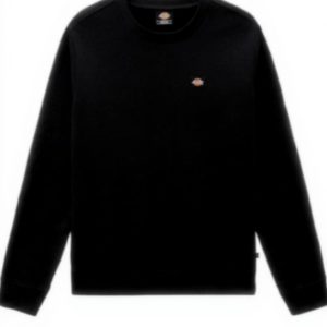 Felpa Uomo Dickies Oakport Sweat Senza Cappuccio Nero