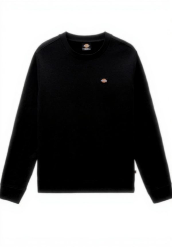 Felpa Uomo Dickies Oakport Sweat Senza Cappuccio Nero