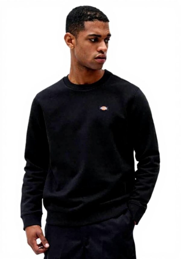 Felpa Uomo Dickies Oakport Sweat Senza Cappuccio Nero