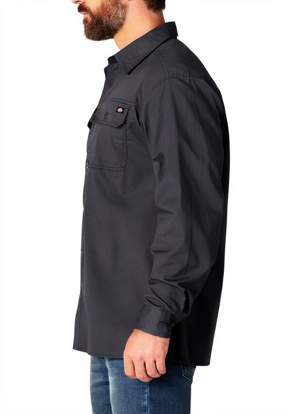 Camicia Dickies Uomo Ripstop FLEX Tasche Petto Botton-down-1
