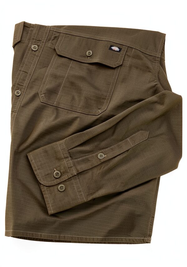 Camicia Dickies Flex Uomo Ripstop Tasche Comoda Movimento-2