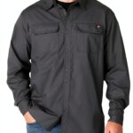 Camicia Dickies Uomo Ripstop FLEX Tasche Petto Botton-down-0