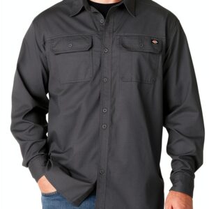 Camicia Dickies Uomo Ripstop FLEX Tasche Petto Botton-down-0
