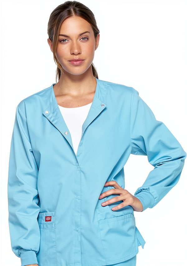 Dickies giacca camice donna bottoni automatici cotone