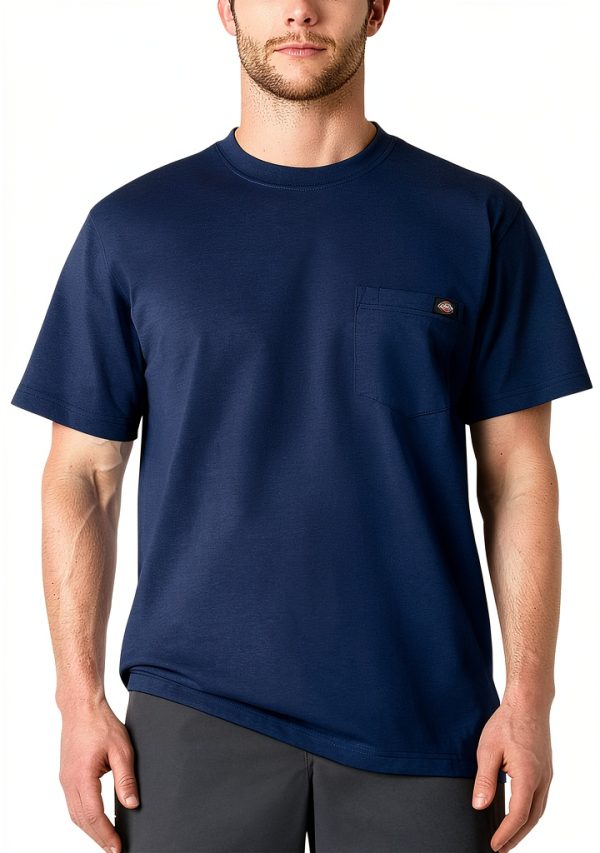 Dickies Henley Shirt Uomo Cotone Morbido T-shirt Lavoro