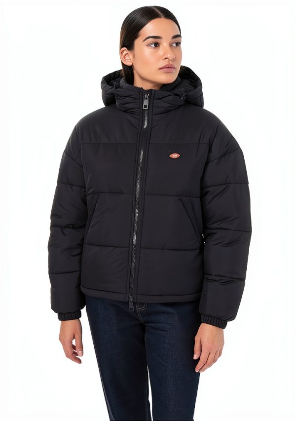 Giaccone Dickies Oversized Piumino Uomo Poliestere Nero