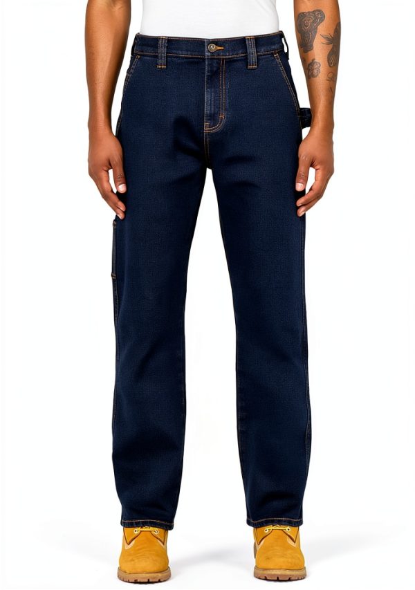 Dickies Pantaloni Carpenter Denim Uomo Lavoro Utility