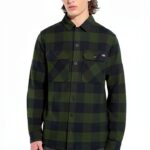 Camicia Dickies Verde Uomo Collo Botton Down Classica-0