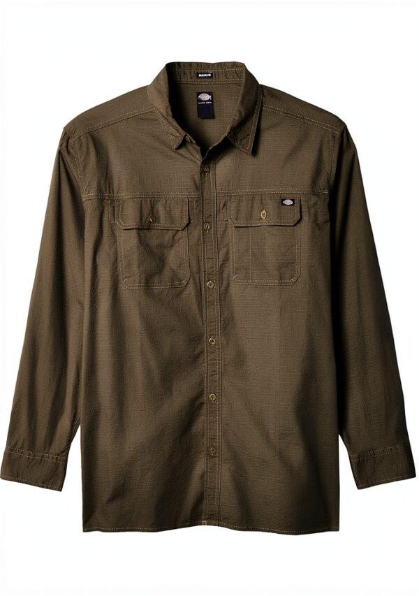 Camicia Dickies Flex Uomo Ripstop Tasche Comoda Movimento-0