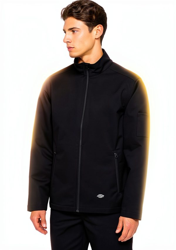 Giacche Softshell Dickies Uomo Impermeabile Zip Integrale